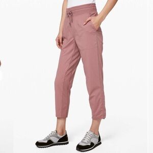 lululemon athletica Women's‎ Red Dust Cropped Pants